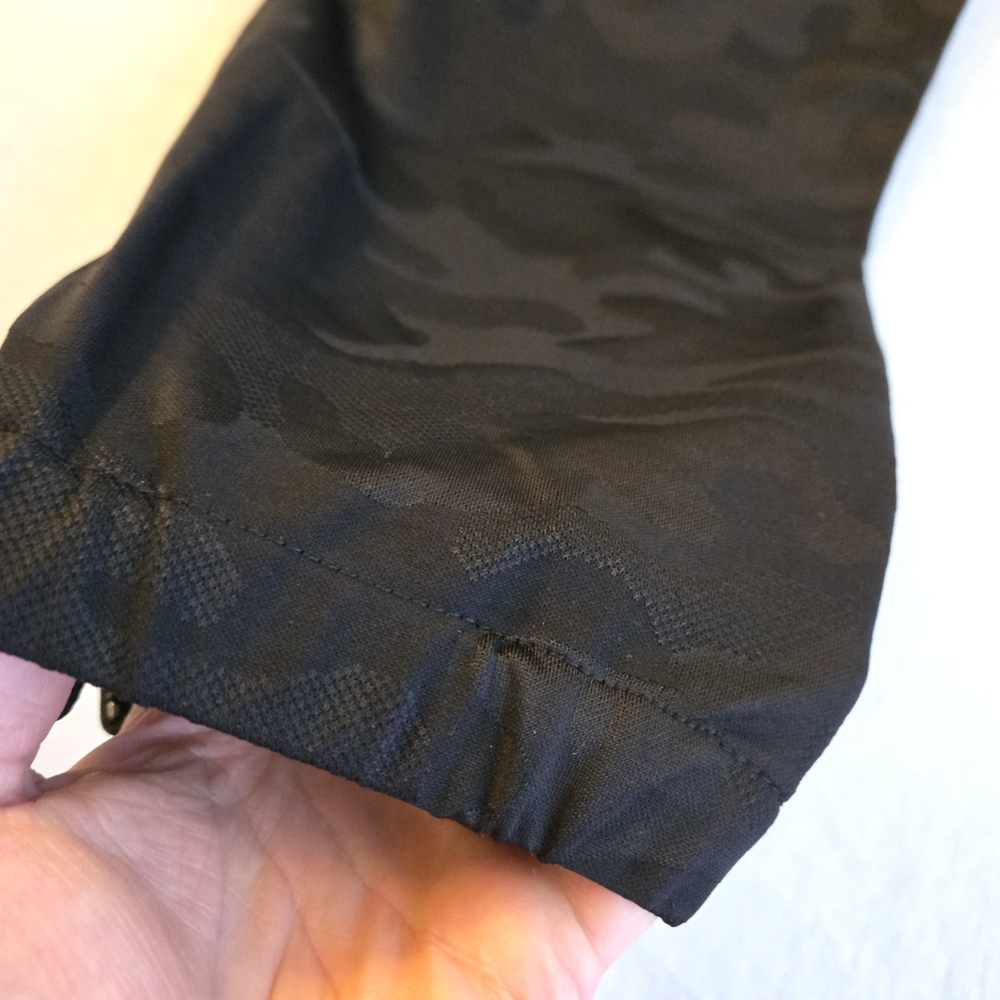 Liverpool Los Angeles Black Satiny Finish Camouflage Ankle Jogger Pants CW3 - Picture 12 of 13